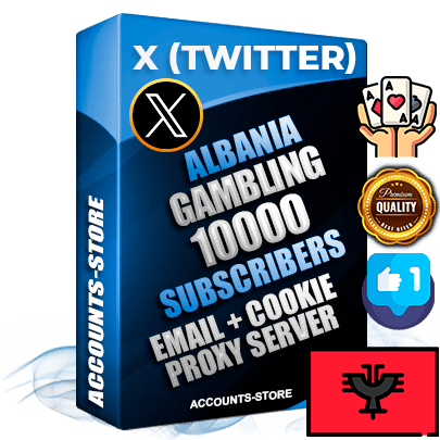 Professional Albanian PREMIUM X (Twitter) accounts of manual registration and farming for the GAMBLING niche with high trust history photos and tweets — fully themed and optimized for GAMBLING advertising and promotion — 10000 niche-related live active followers 2009–2014 registration year Verified Email (Included) + Cookie JSON for secure import and login to the account + User Agent + High-quality filling (Photo Header Posts). Fully ready for targeted campaigns and ad launches from any country. Perfectly hold ads without bans. Ideal for any earning schemes affiliate promotions and marketing projects. Quality unlimited IPv4 proxy server included. Professional Albanian PREMIUM X (Twitter) accounts of manual registration and farming for the GAMBLING niche with high trust history photos and tweets — fully themed and optimized for GAMBLING advertising and promotion — 10000 niche-related live active followers 2009–2014 registration year Verified Email (Included) + Cookie JSON for secure import and login to the account + User Agent + High-quality filling (Photo Header Posts). Fully ready for targeted campaigns and ad launches from any country. Perfectly hold ads without bans. Ideal for any earning schemes affiliate promotions and marketing projects. Quality unlimited IPv4 proxy server included.