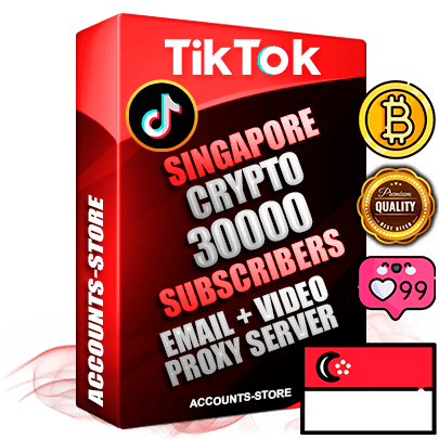 Professional Singapore PREMIUM TikTok accounts of manual registration and farming for the CRYPTO niche with high trust history profile photos and videos — fully themed and optimized for CRYPTO advertising and promotion — 30000 niche-related live active subscribers 2018–2022 registration years Verified Email (included) + Cookie JSON for secure import and login to the account + User Agent + high-quality content filling (profile photo banner and videos). Fully ready for targeted campaigns and ad launches from any country. Perfectly holds ads without bans. Ideal for any earning schemes affiliate promotions and marketing projects. Quality unlimited IPv4 proxy server included. Professional Singapore PREMIUM TikTok accounts of manual registration and farming for the CRYPTO niche with high trust history profile photos and videos — fully themed and optimized for CRYPTO advertising and promotion — 30000 niche-related live active subscribers 2018–2022 registration years Verified Email (included) + Cookie JSON for secure import and login to the account + User Agent + high-quality content filling (profile photo banner and videos). Fully ready for targeted campaigns and ad launches from any country. Perfectly holds ads without bans. Ideal for any earning schemes affiliate promotions and marketing projects. Quality unlimited IPv4 proxy server included.