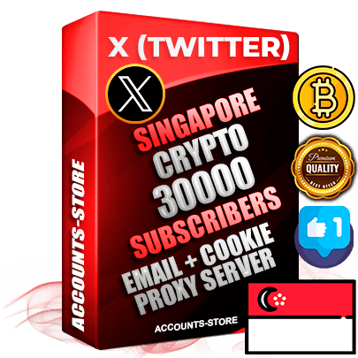 Professional Singapore PREMIUM X (Twitter) accounts of manual registration and farming for the CRYPTO niche with high trust history photos and tweets — fully themed and optimized for CRYPTO advertising and promotion — 30000 niche-related live active followers 2009–2014 registration year Verified Email (Included) + Cookie JSON for secure import and login to the account + User Agent + High-quality filling (Photo Header Posts). Fully ready for targeted campaigns and ad launches from any country. Perfectly hold ads without bans. Ideal for any earning schemes affiliate promotions and marketing projects. Quality unlimited IPv4 proxy server included. Professional Singapore PREMIUM X (Twitter) accounts of manual registration and farming for the CRYPTO niche with high trust history photos and tweets — fully themed and optimized for CRYPTO advertising and promotion — 30000 niche-related live active followers 2009–2014 registration year Verified Email (Included) + Cookie JSON for secure import and login to the account + User Agent + High-quality filling (Photo Header Posts). Fully ready for targeted campaigns and ad launches from any country. Perfectly hold ads without bans. Ideal for any earning schemes affiliate promotions and marketing projects. Quality unlimited IPv4 proxy server included.