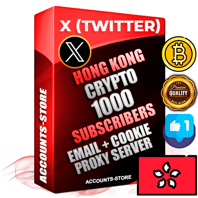 Professional Hong Kong  PREMIUM X (Twitter) accounts of manual registration and farming for the CRYPTO niche with high trust history photos and tweets — fully themed and optimized for CRYPTO advertising and promotion — 1000 niche-related live active followers 2009–2014 registration year Verified Email (Included) + Cookie JSON for secure import and login to the account + User Agent + High-quality filling (Photo Header Posts). Fully ready for targeted campaigns and ad launches from any country. Perfectly hold ads without bans. Ideal for any earning schemes affiliate promotions and marketing projects. Quality unlimited IPv4 proxy server included.