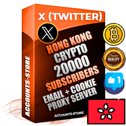Professional Hong Kong  PREMIUM X (Twitter) accounts of manual registration and farming for the CRYPTO niche with high trust history photos and tweets — fully themed and optimized for CRYPTO advertising and promotion — 20000 niche-related live active followers 2009–2014 registration year Verified Email (Included) + Cookie JSON for secure import and login to the account + User Agent + High-quality filling (Photo Header Posts). Fully ready for targeted campaigns and ad launches from any country. Perfectly hold ads without bans. Ideal for any earning schemes affiliate promotions and marketing projects. Quality unlimited IPv4 proxy server included.