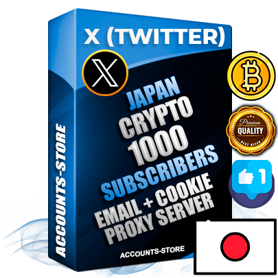 Professional Japanese PREMIUM X (Twitter) accounts of manual registration and farming for the CRYPTO niche with high trust history photos and tweets — fully themed and optimized for CRYPTO advertising and promotion — 1000 niche-related live active followers 2009–2014 registration year Verified Email (Included) + Cookie JSON for secure import and login to the account + User Agent + High-quality filling (Photo Header Posts). Fully ready for targeted campaigns and ad launches from any country. Perfectly hold ads without bans. Ideal for any earning schemes affiliate promotions and marketing projects. Quality unlimited IPv4 proxy server included.