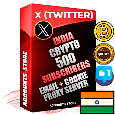 Professional Indian PREMIUM X (Twitter) accounts of manual registration and farming for the CRYPTO niche with high trust history photos and tweets — fully themed and optimized for CRYPTO advertising and promotion — 500 niche-related live active followers 2009–2014 registration year Verified Email (Included) + Cookie JSON for secure import and login to the account + User Agent + High-quality filling (Photo Header Posts). Fully ready for targeted campaigns and ad launches from any country. Perfectly hold ads without bans. Ideal for any earning schemes affiliate promotions and marketing projects. Quality unlimited IPv4 proxy server included.