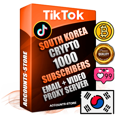 Professional Korean PREMIUM TikTok accounts of manual registration and farming for the CRYPTO niche with high trust history profile photos and videos — fully themed and optimized for CRYPTO advertising and promotion — 1000 niche-related live active subscribers 2018–2022 registration years Verified Email (included) + Cookie JSON for secure import and login to the account + User Agent + high-quality content filling (profile photo banner and videos). Fully ready for targeted campaigns and ad launches from any country. Perfectly holds ads without bans. Ideal for any earning schemes affiliate promotions and marketing projects. Quality unlimited IPv4 proxy server included. Professional Korean PREMIUM TikTok accounts of manual registration and farming for the CRYPTO niche with high trust history profile photos and videos — fully themed and optimized for CRYPTO advertising and promotion — 1000 niche-related live active subscribers 2018–2022 registration years Verified Email (included) + Cookie JSON for secure import and login to the account + User Agent + high-quality content filling (profile photo banner and videos). Fully ready for targeted campaigns and ad launches from any country. Perfectly holds ads without bans. Ideal for any earning schemes affiliate promotions and marketing projects. Quality unlimited IPv4 proxy server included.