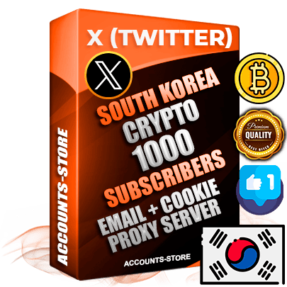 Professional Korean PREMIUM X (Twitter) accounts of manual registration and farming for the CRYPTO niche with high trust history photos and tweets — fully themed and optimized for CRYPTO advertising and promotion — 1000 niche-related live active followers 2009–2014 registration year Verified Email (Included) + Cookie JSON for secure import and login to the account + User Agent + High-quality filling (Photo Header Posts). Fully ready for targeted campaigns and ad launches from any country. Perfectly hold ads without bans. Ideal for any earning schemes affiliate promotions and marketing projects. Quality unlimited IPv4 proxy server included. Professional Korean PREMIUM X (Twitter) accounts of manual registration and farming for the CRYPTO niche with high trust history photos and tweets — fully themed and optimized for CRYPTO advertising and promotion — 1000 niche-related live active followers 2009–2014 registration year Verified Email (Included) + Cookie JSON for secure import and login to the account + User Agent + High-quality filling (Photo Header Posts). Fully ready for targeted campaigns and ad launches from any country. Perfectly hold ads without bans. Ideal for any earning schemes affiliate promotions and marketing projects. Quality unlimited IPv4 proxy server included.