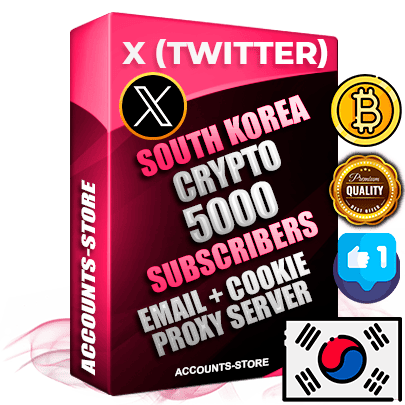 Professional Korean PREMIUM X (Twitter) accounts of manual registration and farming for the CRYPTO niche with high trust history photos and tweets — fully themed and optimized for CRYPTO advertising and promotion — 5000 niche-related live active followers 2009–2014 registration year Verified Email (Included) + Cookie JSON for secure import and login to the account + User Agent + High-quality filling (Photo Header Posts). Fully ready for targeted campaigns and ad launches from any country. Perfectly hold ads without bans. Ideal for any earning schemes affiliate promotions and marketing projects. Quality unlimited IPv4 proxy server included. Professional Korean PREMIUM X (Twitter) accounts of manual registration and farming for the CRYPTO niche with high trust history photos and tweets — fully themed and optimized for CRYPTO advertising and promotion — 5000 niche-related live active followers 2009–2014 registration year Verified Email (Included) + Cookie JSON for secure import and login to the account + User Agent + High-quality filling (Photo Header Posts). Fully ready for targeted campaigns and ad launches from any country. Perfectly hold ads without bans. Ideal for any earning schemes affiliate promotions and marketing projects. Quality unlimited IPv4 proxy server included.