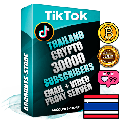 Professional Thai PREMIUM TikTok accounts of manual registration and farming for the CRYPTO niche with high trust history profile photos and videos — fully themed and optimized for CRYPTO advertising and promotion — 30000 niche-related live active subscribers 2018–2022 registration years Verified Email (included) + Cookie JSON for secure import and login to the account + User Agent + high-quality content filling (profile photo banner and videos). Fully ready for targeted campaigns and ad launches from any country. Perfectly holds ads without bans. Ideal for any earning schemes affiliate promotions and marketing projects. Quality unlimited IPv4 proxy server included. Professional Thai PREMIUM TikTok accounts of manual registration and farming for the CRYPTO niche with high trust history profile photos and videos — fully themed and optimized for CRYPTO advertising and promotion — 30000 niche-related live active subscribers 2018–2022 registration years Verified Email (included) + Cookie JSON for secure import and login to the account + User Agent + high-quality content filling (profile photo banner and videos). Fully ready for targeted campaigns and ad launches from any country. Perfectly holds ads without bans. Ideal for any earning schemes affiliate promotions and marketing projects. Quality unlimited IPv4 proxy server included.