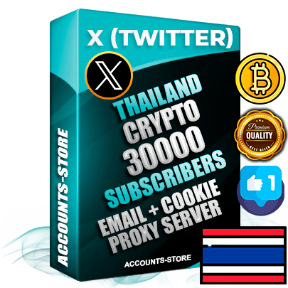 Professional Thai PREMIUM X (Twitter) accounts of manual registration and farming for the CRYPTO niche with high trust history photos and tweets — fully themed and optimized for CRYPTO advertising and promotion — 30000 niche-related live active followers 2009–2014 registration year Verified Email (Included) + Cookie JSON for secure import and login to the account + User Agent + High-quality filling (Photo Header Posts). Fully ready for targeted campaigns and ad launches from any country. Perfectly hold ads without bans. Ideal for any earning schemes affiliate promotions and marketing projects. Quality unlimited IPv4 proxy server included. Professional Thai PREMIUM X (Twitter) accounts of manual registration and farming for the CRYPTO niche with high trust history photos and tweets — fully themed and optimized for CRYPTO advertising and promotion — 30000 niche-related live active followers 2009–2014 registration year Verified Email (Included) + Cookie JSON for secure import and login to the account + User Agent + High-quality filling (Photo Header Posts). Fully ready for targeted campaigns and ad launches from any country. Perfectly hold ads without bans. Ideal for any earning schemes affiliate promotions and marketing projects. Quality unlimited IPv4 proxy server included.