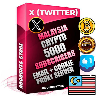 Professional Malaysian PREMIUM X (Twitter) accounts of manual registration and farming for the CRYPTO niche with high trust history photos and tweets — fully themed and optimized for CRYPTO advertising and promotion — 5000 niche-related live active followers 2009–2014 registration year Verified Email (Included) + Cookie JSON for secure import and login to the account + User Agent + High-quality filling (Photo Header Posts). Fully ready for targeted campaigns and ad launches from any country. Perfectly hold ads without bans. Ideal for any earning schemes affiliate promotions and marketing projects. Quality unlimited IPv4 proxy server included. Professional Malaysian PREMIUM X (Twitter) accounts of manual registration and farming for the CRYPTO niche with high trust history photos and tweets — fully themed and optimized for CRYPTO advertising and promotion — 5000 niche-related live active followers 2009–2014 registration year Verified Email (Included) + Cookie JSON for secure import and login to the account + User Agent + High-quality filling (Photo Header Posts). Fully ready for targeted campaigns and ad launches from any country. Perfectly hold ads without bans. Ideal for any earning schemes affiliate promotions and marketing projects. Quality unlimited IPv4 proxy server included.