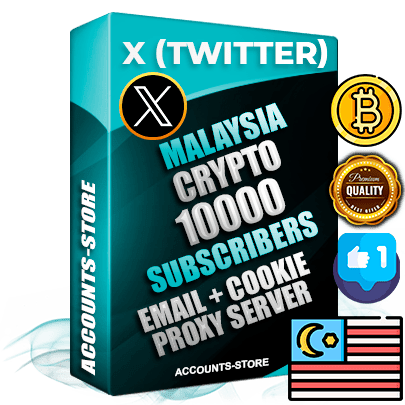 Professional Malaysian PREMIUM X (Twitter) accounts of manual registration and farming for the CRYPTO niche with high trust history photos and tweets — fully themed and optimized for CRYPTO advertising and promotion — 10000 niche-related live active followers 2009–2014 registration year Verified Email (Included) + Cookie JSON for secure import and login to the account + User Agent + High-quality filling (Photo Header Posts). Fully ready for targeted campaigns and ad launches from any country. Perfectly hold ads without bans. Ideal for any earning schemes affiliate promotions and marketing projects. Quality unlimited IPv4 proxy server included. Professional Malaysian PREMIUM X (Twitter) accounts of manual registration and farming for the CRYPTO niche with high trust history photos and tweets — fully themed and optimized for CRYPTO advertising and promotion — 10000 niche-related live active followers 2009–2014 registration year Verified Email (Included) + Cookie JSON for secure import and login to the account + User Agent + High-quality filling (Photo Header Posts). Fully ready for targeted campaigns and ad launches from any country. Perfectly hold ads without bans. Ideal for any earning schemes affiliate promotions and marketing projects. Quality unlimited IPv4 proxy server included.