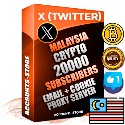 Professional Malaysian PREMIUM X (Twitter) accounts of manual registration and farming for the CRYPTO niche with high trust history photos and tweets — fully themed and optimized for CRYPTO advertising and promotion — 20000 niche-related live active followers 2009–2014 registration year Verified Email (Included) + Cookie JSON for secure import and login to the account + User Agent + High-quality filling (Photo Header Posts). Fully ready for targeted campaigns and ad launches from any country. Perfectly hold ads without bans. Ideal for any earning schemes affiliate promotions and marketing projects. Quality unlimited IPv4 proxy server included. Professional Malaysian PREMIUM X (Twitter) accounts of manual registration and farming for the CRYPTO niche with high trust history photos and tweets — fully themed and optimized for CRYPTO advertising and promotion — 20000 niche-related live active followers 2009–2014 registration year Verified Email (Included) + Cookie JSON for secure import and login to the account + User Agent + High-quality filling (Photo Header Posts). Fully ready for targeted campaigns and ad launches from any country. Perfectly hold ads without bans. Ideal for any earning schemes affiliate promotions and marketing projects. Quality unlimited IPv4 proxy server included.