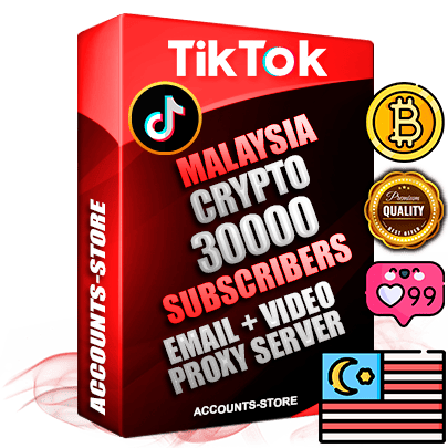Professional Malaysian PREMIUM TikTok accounts of manual registration and farming for the CRYPTO niche with high trust history profile photos and videos — fully themed and optimized for CRYPTO advertising and promotion — 30000 niche-related live active subscribers 2018–2022 registration years Verified Email (included) + Cookie JSON for secure import and login to the account + User Agent + high-quality content filling (profile photo banner and videos). Fully ready for targeted campaigns and ad launches from any country. Perfectly holds ads without bans. Ideal for any earning schemes affiliate promotions and marketing projects. Quality unlimited IPv4 proxy server included. Professional Malaysian PREMIUM TikTok accounts of manual registration and farming for the CRYPTO niche with high trust history profile photos and videos — fully themed and optimized for CRYPTO advertising and promotion — 30000 niche-related live active subscribers 2018–2022 registration years Verified Email (included) + Cookie JSON for secure import and login to the account + User Agent + high-quality content filling (profile photo banner and videos). Fully ready for targeted campaigns and ad launches from any country. Perfectly holds ads without bans. Ideal for any earning schemes affiliate promotions and marketing projects. Quality unlimited IPv4 proxy server included.