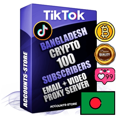 Professional Bangladeshi PREMIUM TikTok accounts of manual registration and farming for the CRYPTO niche with high trust history profile photos and videos — fully themed and optimized for CRYPTO advertising and promotion — 100 niche-related live active subscribers 2018–2022 registration years Verified Email (included) + Cookie JSON for secure import and login to the account + User Agent + high-quality content filling (profile photo banner and videos). Fully ready for targeted campaigns and ad launches from any country. Perfectly holds ads without bans. Ideal for any earning schemes affiliate promotions and marketing projects. Quality unlimited IPv4 proxy server included.