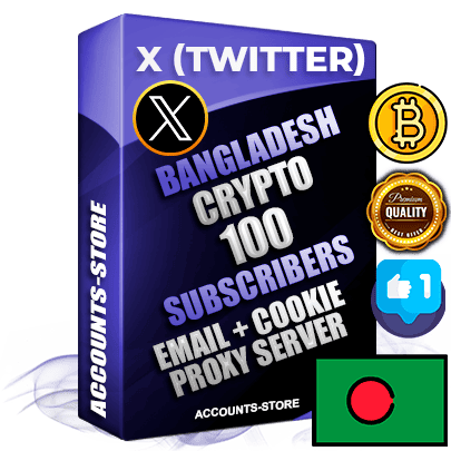 Professional Bangladeshi PREMIUM X (Twitter) accounts of manual registration and farming for the CRYPTO niche with high trust history photos and tweets — fully themed and optimized for CRYPTO advertising and promotion — 100 niche-related live active followers 2009–2014 registration year Verified Email (Included) + Cookie JSON for secure import and login to the account + User Agent + High-quality filling (Photo Header Posts). Fully ready for targeted campaigns and ad launches from any country. Perfectly hold ads without bans. Ideal for any earning schemes affiliate promotions and marketing projects. Quality unlimited IPv4 proxy server included. Professional Bangladeshi PREMIUM X (Twitter) accounts of manual registration and farming for the CRYPTO niche with high trust history photos and tweets — fully themed and optimized for CRYPTO advertising and promotion — 100 niche-related live active followers 2009–2014 registration year Verified Email (Included) + Cookie JSON for secure import and login to the account + User Agent + High-quality filling (Photo Header Posts). Fully ready for targeted campaigns and ad launches from any country. Perfectly hold ads without bans. Ideal for any earning schemes affiliate promotions and marketing projects. Quality unlimited IPv4 proxy server included.