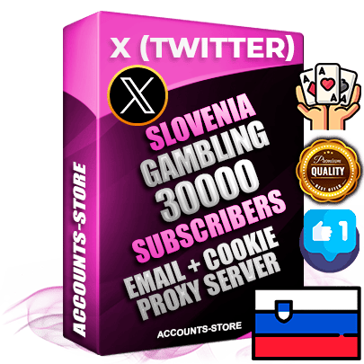 Professional Slovenian PREMIUM X (Twitter) accounts of manual registration and farming for the GAMBLING niche with high trust history photos and tweets — fully themed and optimized for GAMBLING advertising and promotion — 30000 niche-related live active followers 2009–2014 registration year Verified Email (Included) + Cookie JSON for secure import and login to the account + User Agent + High-quality filling (Photo Header Posts). Fully ready for targeted campaigns and ad launches from any country. Perfectly hold ads without bans. Ideal for any earning schemes affiliate promotions and marketing projects. Quality unlimited IPv4 proxy server included. Professional Slovenian PREMIUM X (Twitter) accounts of manual registration and farming for the GAMBLING niche with high trust history photos and tweets — fully themed and optimized for GAMBLING advertising and promotion — 30000 niche-related live active followers 2009–2014 registration year Verified Email (Included) + Cookie JSON for secure import and login to the account + User Agent + High-quality filling (Photo Header Posts). Fully ready for targeted campaigns and ad launches from any country. Perfectly hold ads without bans. Ideal for any earning schemes affiliate promotions and marketing projects. Quality unlimited IPv4 proxy server included.