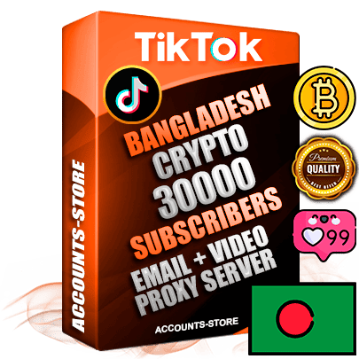 Professional Bangladeshi PREMIUM TikTok accounts of manual registration and farming for the CRYPTO niche with high trust history profile photos and videos — fully themed and optimized for CRYPTO advertising and promotion — 30000 niche-related live active subscribers 2018–2022 registration years Verified Email (included) + Cookie JSON for secure import and login to the account + User Agent + high-quality content filling (profile photo banner and videos). Fully ready for targeted campaigns and ad launches from any country. Perfectly holds ads without bans. Ideal for any earning schemes affiliate promotions and marketing projects. Quality unlimited IPv4 proxy server included. Professional Bangladeshi PREMIUM TikTok accounts of manual registration and farming for the CRYPTO niche with high trust history profile photos and videos — fully themed and optimized for CRYPTO advertising and promotion — 30000 niche-related live active subscribers 2018–2022 registration years Verified Email (included) + Cookie JSON for secure import and login to the account + User Agent + high-quality content filling (profile photo banner and videos). Fully ready for targeted campaigns and ad launches from any country. Perfectly holds ads without bans. Ideal for any earning schemes affiliate promotions and marketing projects. Quality unlimited IPv4 proxy server included.