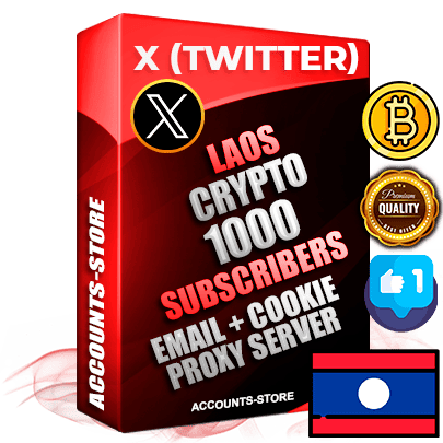 Professional Laotian PREMIUM X (Twitter) accounts of manual registration and farming for the CRYPTO niche with high trust history photos and tweets — fully themed and optimized for CRYPTO advertising and promotion — 1000 niche-related live active followers 2009–2014 registration year Verified Email (Included) + Cookie JSON for secure import and login to the account + User Agent + High-quality filling (Photo Header Posts). Fully ready for targeted campaigns and ad launches from any country. Perfectly hold ads without bans. Ideal for any earning schemes affiliate promotions and marketing projects. Quality unlimited IPv4 proxy server included.