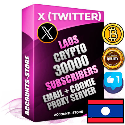 Professional Laotian PREMIUM X (Twitter) accounts of manual registration and farming for the CRYPTO niche with high trust history photos and tweets — fully themed and optimized for CRYPTO advertising and promotion — 30000 niche-related live active followers 2009–2014 registration year Verified Email (Included) + Cookie JSON for secure import and login to the account + User Agent + High-quality filling (Photo Header Posts). Fully ready for targeted campaigns and ad launches from any country. Perfectly hold ads without bans. Ideal for any earning schemes affiliate promotions and marketing projects. Quality unlimited IPv4 proxy server included.