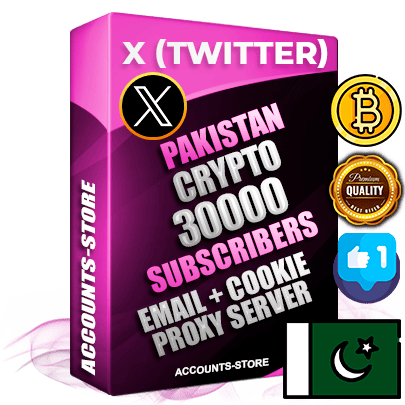 Professional Pakistani PREMIUM X (Twitter) accounts of manual registration and farming for the CRYPTO niche with high trust history photos and tweets — fully themed and optimized for CRYPTO advertising and promotion — 30000 niche-related live active followers 2009–2014 registration year Verified Email (Included) + Cookie JSON for secure import and login to the account + User Agent + High-quality filling (Photo Header Posts). Fully ready for targeted campaigns and ad launches from any country. Perfectly hold ads without bans. Ideal for any earning schemes affiliate promotions and marketing projects. Quality unlimited IPv4 proxy server included. Professional Pakistani PREMIUM X (Twitter) accounts of manual registration and farming for the CRYPTO niche with high trust history photos and tweets — fully themed and optimized for CRYPTO advertising and promotion — 30000 niche-related live active followers 2009–2014 registration year Verified Email (Included) + Cookie JSON for secure import and login to the account + User Agent + High-quality filling (Photo Header Posts). Fully ready for targeted campaigns and ad launches from any country. Perfectly hold ads without bans. Ideal for any earning schemes affiliate promotions and marketing projects. Quality unlimited IPv4 proxy server included.