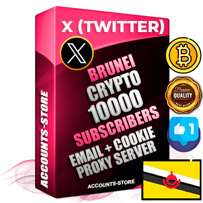 Professional Brunei PREMIUM X (Twitter) accounts of manual registration and farming for the CRYPTO niche with high trust history photos and tweets — fully themed and optimized for CRYPTO advertising and promotion — 10000 niche-related live active followers 2009–2014 registration year Verified Email (Included) + Cookie JSON for secure import and login to the account + User Agent + High-quality filling (Photo Header Posts). Fully ready for targeted campaigns and ad launches from any country. Perfectly hold ads without bans. Ideal for any earning schemes affiliate promotions and marketing projects. Quality unlimited IPv4 proxy server included. Professional Brunei PREMIUM X (Twitter) accounts of manual registration and farming for the CRYPTO niche with high trust history photos and tweets — fully themed and optimized for CRYPTO advertising and promotion — 10000 niche-related live active followers 2009–2014 registration year Verified Email (Included) + Cookie JSON for secure import and login to the account + User Agent + High-quality filling (Photo Header Posts). Fully ready for targeted campaigns and ad launches from any country. Perfectly hold ads without bans. Ideal for any earning schemes affiliate promotions and marketing projects. Quality unlimited IPv4 proxy server included.