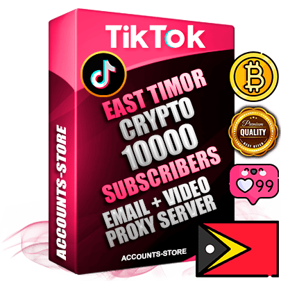 Professional Timorese PREMIUM TikTok accounts of manual registration and farming for the CRYPTO niche with high trust history profile photos and videos — fully themed and optimized for CRYPTO advertising and promotion — 10000 niche-related live active subscribers 2018–2022 registration years Verified Email (included) + Cookie JSON for secure import and login to the account + User Agent + high-quality content filling (profile photo banner and videos). Fully ready for targeted campaigns and ad launches from any country. Perfectly holds ads without bans. Ideal for any earning schemes affiliate promotions and marketing projects. Quality unlimited IPv4 proxy server included. Professional Timorese PREMIUM TikTok accounts of manual registration and farming for the CRYPTO niche with high trust history profile photos and videos — fully themed and optimized for CRYPTO advertising and promotion — 10000 niche-related live active subscribers 2018–2022 registration years Verified Email (included) + Cookie JSON for secure import and login to the account + User Agent + high-quality content filling (profile photo banner and videos). Fully ready for targeted campaigns and ad launches from any country. Perfectly holds ads without bans. Ideal for any earning schemes affiliate promotions and marketing projects. Quality unlimited IPv4 proxy server included.