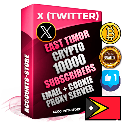 Professional Timorese PREMIUM X (Twitter) accounts of manual registration and farming for the CRYPTO niche with high trust history photos and tweets — fully themed and optimized for CRYPTO advertising and promotion — 10000 niche-related live active followers 2009–2014 registration year Verified Email (Included) + Cookie JSON for secure import and login to the account + User Agent + High-quality filling (Photo Header Posts). Fully ready for targeted campaigns and ad launches from any country. Perfectly hold ads without bans. Ideal for any earning schemes affiliate promotions and marketing projects. Quality unlimited IPv4 proxy server included.