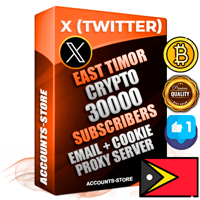 Professional Timorese PREMIUM X (Twitter) accounts of manual registration and farming for the CRYPTO niche with high trust history photos and tweets — fully themed and optimized for CRYPTO advertising and promotion — 30000 niche-related live active followers 2009–2014 registration year Verified Email (Included) + Cookie JSON for secure import and login to the account + User Agent + High-quality filling (Photo Header Posts). Fully ready for targeted campaigns and ad launches from any country. Perfectly hold ads without bans. Ideal for any earning schemes affiliate promotions and marketing projects. Quality unlimited IPv4 proxy server included. Professional Timorese PREMIUM X (Twitter) accounts of manual registration and farming for the CRYPTO niche with high trust history photos and tweets — fully themed and optimized for CRYPTO advertising and promotion — 30000 niche-related live active followers 2009–2014 registration year Verified Email (Included) + Cookie JSON for secure import and login to the account + User Agent + High-quality filling (Photo Header Posts). Fully ready for targeted campaigns and ad launches from any country. Perfectly hold ads without bans. Ideal for any earning schemes affiliate promotions and marketing projects. Quality unlimited IPv4 proxy server included.
