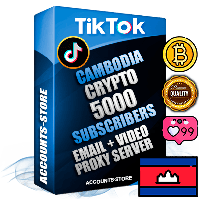 Professional Cambodian PREMIUM TikTok accounts of manual registration and farming for the CRYPTO niche with high trust history profile photos and videos — fully themed and optimized for CRYPTO advertising and promotion — 5000 niche-related live active subscribers 2018–2022 registration years Verified Email (included) + Cookie JSON for secure import and login to the account + User Agent + high-quality content filling (profile photo banner and videos). Fully ready for targeted campaigns and ad launches from any country. Perfectly holds ads without bans. Ideal for any earning schemes affiliate promotions and marketing projects. Quality unlimited IPv4 proxy server included. Professional Cambodian PREMIUM TikTok accounts of manual registration and farming for the CRYPTO niche with high trust history profile photos and videos — fully themed and optimized for CRYPTO advertising and promotion — 5000 niche-related live active subscribers 2018–2022 registration years Verified Email (included) + Cookie JSON for secure import and login to the account + User Agent + high-quality content filling (profile photo banner and videos). Fully ready for targeted campaigns and ad launches from any country. Perfectly holds ads without bans. Ideal for any earning schemes affiliate promotions and marketing projects. Quality unlimited IPv4 proxy server included.