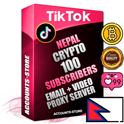 Professional Nepalese PREMIUM TikTok accounts of manual registration and farming for the CRYPTO niche with high trust history profile photos and videos — fully themed and optimized for CRYPTO advertising and promotion — 100 niche-related live active subscribers 2018–2022 registration years Verified Email (included) + Cookie JSON for secure import and login to the account + User Agent + high-quality content filling (profile photo banner and videos). Fully ready for targeted campaigns and ad launches from any country. Perfectly holds ads without bans. Ideal for any earning schemes affiliate promotions and marketing projects. Quality unlimited IPv4 proxy server included.