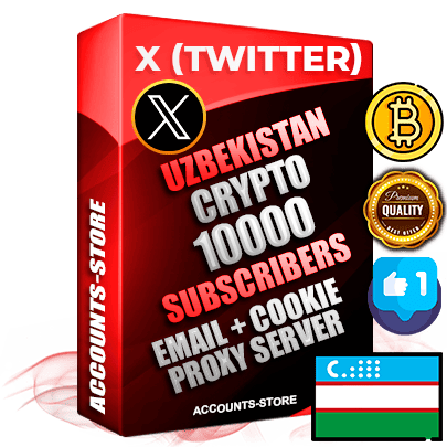 Professional Uzbek PREMIUM X (Twitter) accounts of manual registration and farming for the CRYPTO niche with high trust history photos and tweets — fully themed and optimized for CRYPTO advertising and promotion — 10000 niche-related live active followers 2009–2014 registration year Verified Email (Included) + Cookie JSON for secure import and login to the account + User Agent + High-quality filling (Photo Header Posts). Fully ready for targeted campaigns and ad launches from any country. Perfectly hold ads without bans. Ideal for any earning schemes affiliate promotions and marketing projects. Quality unlimited IPv4 proxy server included. Professional Uzbek PREMIUM X (Twitter) accounts of manual registration and farming for the CRYPTO niche with high trust history photos and tweets — fully themed and optimized for CRYPTO advertising and promotion — 10000 niche-related live active followers 2009–2014 registration year Verified Email (Included) + Cookie JSON for secure import and login to the account + User Agent + High-quality filling (Photo Header Posts). Fully ready for targeted campaigns and ad launches from any country. Perfectly hold ads without bans. Ideal for any earning schemes affiliate promotions and marketing projects. Quality unlimited IPv4 proxy server included.