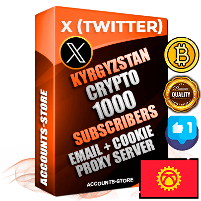 Professional Kyrgyz PREMIUM X (Twitter) accounts of manual registration and farming for the CRYPTO niche with high trust history photos and tweets — fully themed and optimized for CRYPTO advertising and promotion — 1000 niche-related live active followers 2009–2014 registration year Verified Email (Included) + Cookie JSON for secure import and login to the account + User Agent + High-quality filling (Photo Header Posts). Fully ready for targeted campaigns and ad launches from any country. Perfectly hold ads without bans. Ideal for any earning schemes affiliate promotions and marketing projects. Quality unlimited IPv4 proxy server included. Professional Kyrgyz PREMIUM X (Twitter) accounts of manual registration and farming for the CRYPTO niche with high trust history photos and tweets — fully themed and optimized for CRYPTO advertising and promotion — 1000 niche-related live active followers 2009–2014 registration year Verified Email (Included) + Cookie JSON for secure import and login to the account + User Agent + High-quality filling (Photo Header Posts). Fully ready for targeted campaigns and ad launches from any country. Perfectly hold ads without bans. Ideal for any earning schemes affiliate promotions and marketing projects. Quality unlimited IPv4 proxy server included.