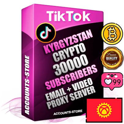 Professional Kyrgyz PREMIUM TikTok accounts of manual registration and farming for the CRYPTO niche with high trust history profile photos and videos — fully themed and optimized for CRYPTO advertising and promotion — 30000 niche-related live active subscribers 2018–2022 registration years Verified Email (included) + Cookie JSON for secure import and login to the account + User Agent + high-quality content filling (profile photo banner and videos). Fully ready for targeted campaigns and ad launches from any country. Perfectly holds ads without bans. Ideal for any earning schemes affiliate promotions and marketing projects. Quality unlimited IPv4 proxy server included.