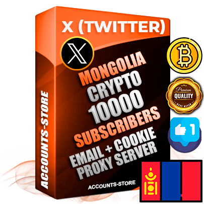 Professional Mongolian PREMIUM X (Twitter) accounts of manual registration and farming for the CRYPTO niche with high trust history photos and tweets — fully themed and optimized for CRYPTO advertising and promotion — 10000 niche-related live active followers 2009–2014 registration year Verified Email (Included) + Cookie JSON for secure import and login to the account + User Agent + High-quality filling (Photo Header Posts). Fully ready for targeted campaigns and ad launches from any country. Perfectly hold ads without bans. Ideal for any earning schemes affiliate promotions and marketing projects. Quality unlimited IPv4 proxy server included.