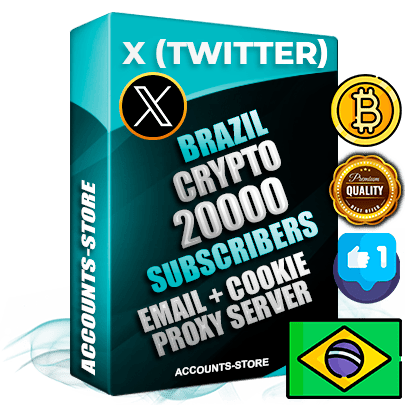 Professional Brazilian PREMIUM X (Twitter) accounts of manual registration and farming for the CRYPTO niche with high trust history photos and tweets — fully themed and optimized for CRYPTO advertising and promotion — 20000 niche-related live active followers 2009–2014 registration year Verified Email (Included) + Cookie JSON for secure import and login to the account + User Agent + High-quality filling (Photo Header Posts). Fully ready for targeted campaigns and ad launches from any country. Perfectly hold ads without bans. Ideal for any earning schemes affiliate promotions and marketing projects. Quality unlimited IPv4 proxy server included.