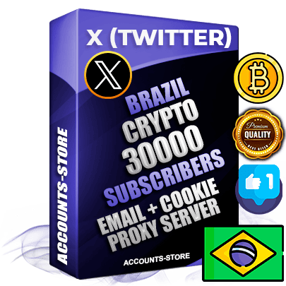 Professional Brazilian PREMIUM X (Twitter) accounts of manual registration and farming for the CRYPTO niche with high trust history photos and tweets — fully themed and optimized for CRYPTO advertising and promotion — 30000 niche-related live active followers 2009–2014 registration year Verified Email (Included) + Cookie JSON for secure import and login to the account + User Agent + High-quality filling (Photo Header Posts). Fully ready for targeted campaigns and ad launches from any country. Perfectly hold ads without bans. Ideal for any earning schemes affiliate promotions and marketing projects. Quality unlimited IPv4 proxy server included.