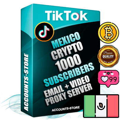 Professional Mexican PREMIUM TikTok accounts of manual registration and farming for the CRYPTO niche with high trust history profile photos and videos — fully themed and optimized for CRYPTO advertising and promotion — 1000 niche-related live active subscribers 2018–2022 registration years Verified Email (included) + Cookie JSON for secure import and login to the account + User Agent + high-quality content filling (profile photo banner and videos). Fully ready for targeted campaigns and ad launches from any country. Perfectly holds ads without bans. Ideal for any earning schemes affiliate promotions and marketing projects. Quality unlimited IPv4 proxy server included. Professional Mexican PREMIUM TikTok accounts of manual registration and farming for the CRYPTO niche with high trust history profile photos and videos — fully themed and optimized for CRYPTO advertising and promotion — 1000 niche-related live active subscribers 2018–2022 registration years Verified Email (included) + Cookie JSON for secure import and login to the account + User Agent + high-quality content filling (profile photo banner and videos). Fully ready for targeted campaigns and ad launches from any country. Perfectly holds ads without bans. Ideal for any earning schemes affiliate promotions and marketing projects. Quality unlimited IPv4 proxy server included.