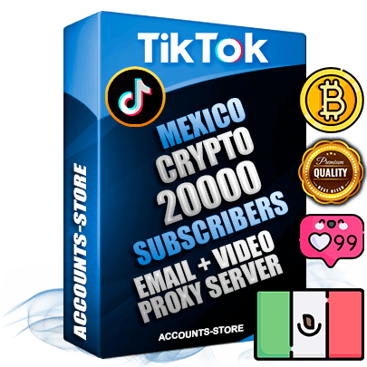 Professional Mexican PREMIUM TikTok accounts of manual registration and farming for the CRYPTO niche with high trust history profile photos and videos — fully themed and optimized for CRYPTO advertising and promotion — 20000 niche-related live active subscribers 2018–2022 registration years Verified Email (included) + Cookie JSON for secure import and login to the account + User Agent + high-quality content filling (profile photo banner and videos). Fully ready for targeted campaigns and ad launches from any country. Perfectly holds ads without bans. Ideal for any earning schemes affiliate promotions and marketing projects. Quality unlimited IPv4 proxy server included. Professional Mexican PREMIUM TikTok accounts of manual registration and farming for the CRYPTO niche with high trust history profile photos and videos — fully themed and optimized for CRYPTO advertising and promotion — 20000 niche-related live active subscribers 2018–2022 registration years Verified Email (included) + Cookie JSON for secure import and login to the account + User Agent + high-quality content filling (profile photo banner and videos). Fully ready for targeted campaigns and ad launches from any country. Perfectly holds ads without bans. Ideal for any earning schemes affiliate promotions and marketing projects. Quality unlimited IPv4 proxy server included.