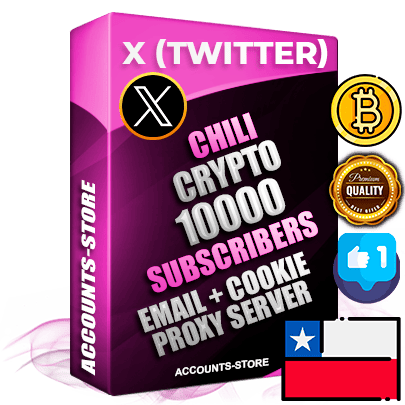 Professional Chilean PREMIUM X (Twitter) accounts of manual registration and farming for the CRYPTO niche with high trust history photos and tweets — fully themed and optimized for CRYPTO advertising and promotion — 10000 niche-related live active followers 2009–2014 registration year Verified Email (Included) + Cookie JSON for secure import and login to the account + User Agent + High-quality filling (Photo Header Posts). Fully ready for targeted campaigns and ad launches from any country. Perfectly hold ads without bans. Ideal for any earning schemes affiliate promotions and marketing projects. Quality unlimited IPv4 proxy server included. Professional Chilean PREMIUM X (Twitter) accounts of manual registration and farming for the CRYPTO niche with high trust history photos and tweets — fully themed and optimized for CRYPTO advertising and promotion — 10000 niche-related live active followers 2009–2014 registration year Verified Email (Included) + Cookie JSON for secure import and login to the account + User Agent + High-quality filling (Photo Header Posts). Fully ready for targeted campaigns and ad launches from any country. Perfectly hold ads without bans. Ideal for any earning schemes affiliate promotions and marketing projects. Quality unlimited IPv4 proxy server included.