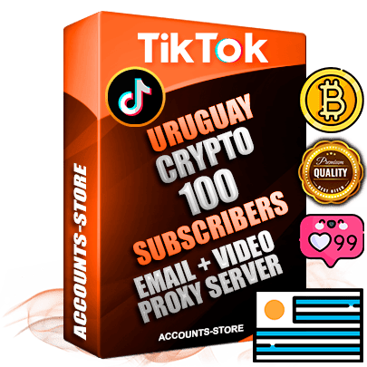 Professional Uruguayan PREMIUM TikTok accounts of manual registration and farming for the CRYPTO niche with high trust history profile photos and videos — fully themed and optimized for CRYPTO advertising and promotion — 100 niche-related live active subscribers 2018–2022 registration years Verified Email (included) + Cookie JSON for secure import and login to the account + User Agent + high-quality content filling (profile photo banner and videos). Fully ready for targeted campaigns and ad launches from any country. Perfectly holds ads without bans. Ideal for any earning schemes affiliate promotions and marketing projects. Quality unlimited IPv4 proxy server included.
