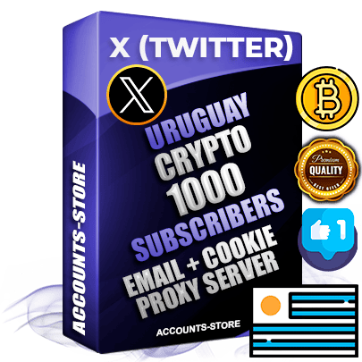Professional Uruguayan PREMIUM X (Twitter) accounts of manual registration and farming for the CRYPTO niche with high trust history photos and tweets — fully themed and optimized for CRYPTO advertising and promotion — 1000 niche-related live active followers 2009–2014 registration year Verified Email (Included) + Cookie JSON for secure import and login to the account + User Agent + High-quality filling (Photo Header Posts). Fully ready for targeted campaigns and ad launches from any country. Perfectly hold ads without bans. Ideal for any earning schemes affiliate promotions and marketing projects. Quality unlimited IPv4 proxy server included. Professional Uruguayan PREMIUM X (Twitter) accounts of manual registration and farming for the CRYPTO niche with high trust history photos and tweets — fully themed and optimized for CRYPTO advertising and promotion — 1000 niche-related live active followers 2009–2014 registration year Verified Email (Included) + Cookie JSON for secure import and login to the account + User Agent + High-quality filling (Photo Header Posts). Fully ready for targeted campaigns and ad launches from any country. Perfectly hold ads without bans. Ideal for any earning schemes affiliate promotions and marketing projects. Quality unlimited IPv4 proxy server included.