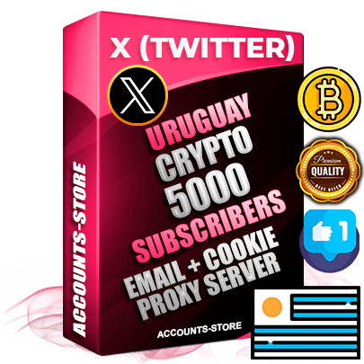 Professional Uruguayan PREMIUM X (Twitter) accounts of manual registration and farming for the CRYPTO niche with high trust history photos and tweets — fully themed and optimized for CRYPTO advertising and promotion — 5000 niche-related live active followers 2009–2014 registration year Verified Email (Included) + Cookie JSON for secure import and login to the account + User Agent + High-quality filling (Photo Header Posts). Fully ready for targeted campaigns and ad launches from any country. Perfectly hold ads without bans. Ideal for any earning schemes affiliate promotions and marketing projects. Quality unlimited IPv4 proxy server included. Professional Uruguayan PREMIUM X (Twitter) accounts of manual registration and farming for the CRYPTO niche with high trust history photos and tweets — fully themed and optimized for CRYPTO advertising and promotion — 5000 niche-related live active followers 2009–2014 registration year Verified Email (Included) + Cookie JSON for secure import and login to the account + User Agent + High-quality filling (Photo Header Posts). Fully ready for targeted campaigns and ad launches from any country. Perfectly hold ads without bans. Ideal for any earning schemes affiliate promotions and marketing projects. Quality unlimited IPv4 proxy server included.