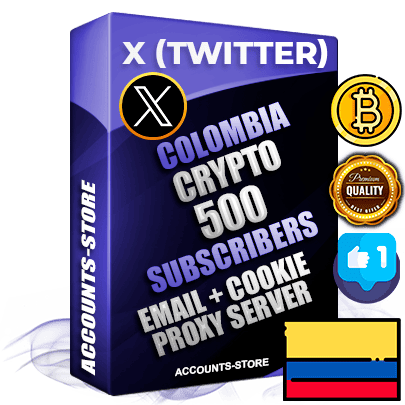 Professional Colombian PREMIUM X (Twitter) accounts of manual registration and farming for the CRYPTO niche with high trust history photos and tweets — fully themed and optimized for CRYPTO advertising and promotion — 500 niche-related live active followers 2009–2014 registration year Verified Email (Included) + Cookie JSON for secure import and login to the account + User Agent + High-quality filling (Photo Header Posts). Fully ready for targeted campaigns and ad launches from any country. Perfectly hold ads without bans. Ideal for any earning schemes affiliate promotions and marketing projects. Quality unlimited IPv4 proxy server included. Professional Colombian PREMIUM X (Twitter) accounts of manual registration and farming for the CRYPTO niche with high trust history photos and tweets — fully themed and optimized for CRYPTO advertising and promotion — 500 niche-related live active followers 2009–2014 registration year Verified Email (Included) + Cookie JSON for secure import and login to the account + User Agent + High-quality filling (Photo Header Posts). Fully ready for targeted campaigns and ad launches from any country. Perfectly hold ads without bans. Ideal for any earning schemes affiliate promotions and marketing projects. Quality unlimited IPv4 proxy server included.