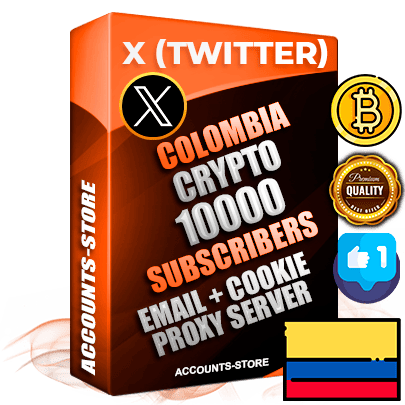 Professional Colombian PREMIUM X (Twitter) accounts of manual registration and farming for the CRYPTO niche with high trust history photos and tweets — fully themed and optimized for CRYPTO advertising and promotion — 10000 niche-related live active followers 2009–2014 registration year Verified Email (Included) + Cookie JSON for secure import and login to the account + User Agent + High-quality filling (Photo Header Posts). Fully ready for targeted campaigns and ad launches from any country. Perfectly hold ads without bans. Ideal for any earning schemes affiliate promotions and marketing projects. Quality unlimited IPv4 proxy server included. Professional Colombian PREMIUM X (Twitter) accounts of manual registration and farming for the CRYPTO niche with high trust history photos and tweets — fully themed and optimized for CRYPTO advertising and promotion — 10000 niche-related live active followers 2009–2014 registration year Verified Email (Included) + Cookie JSON for secure import and login to the account + User Agent + High-quality filling (Photo Header Posts). Fully ready for targeted campaigns and ad launches from any country. Perfectly hold ads without bans. Ideal for any earning schemes affiliate promotions and marketing projects. Quality unlimited IPv4 proxy server included.