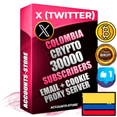 Professional Colombian PREMIUM X (Twitter) accounts of manual registration and farming for the CRYPTO niche with high trust history photos and tweets — fully themed and optimized for CRYPTO advertising and promotion — 30000 niche-related live active followers 2009–2014 registration year Verified Email (Included) + Cookie JSON for secure import and login to the account + User Agent + High-quality filling (Photo Header Posts). Fully ready for targeted campaigns and ad launches from any country. Perfectly hold ads without bans. Ideal for any earning schemes affiliate promotions and marketing projects. Quality unlimited IPv4 proxy server included. Professional Colombian PREMIUM X (Twitter) accounts of manual registration and farming for the CRYPTO niche with high trust history photos and tweets — fully themed and optimized for CRYPTO advertising and promotion — 30000 niche-related live active followers 2009–2014 registration year Verified Email (Included) + Cookie JSON for secure import and login to the account + User Agent + High-quality filling (Photo Header Posts). Fully ready for targeted campaigns and ad launches from any country. Perfectly hold ads without bans. Ideal for any earning schemes affiliate promotions and marketing projects. Quality unlimited IPv4 proxy server included.