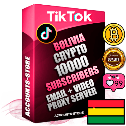 Professional Bolivian PREMIUM TikTok accounts of manual registration and farming for the CRYPTO niche with high trust history profile photos and videos — fully themed and optimized for CRYPTO advertising and promotion — 10000 niche-related live active subscribers 2018–2022 registration years Verified Email (included) + Cookie JSON for secure import and login to the account + User Agent + high-quality content filling (profile photo banner and videos). Fully ready for targeted campaigns and ad launches from any country. Perfectly holds ads without bans. Ideal for any earning schemes affiliate promotions and marketing projects. Quality unlimited IPv4 proxy server included. Professional Bolivian PREMIUM TikTok accounts of manual registration and farming for the CRYPTO niche with high trust history profile photos and videos — fully themed and optimized for CRYPTO advertising and promotion — 10000 niche-related live active subscribers 2018–2022 registration years Verified Email (included) + Cookie JSON for secure import and login to the account + User Agent + high-quality content filling (profile photo banner and videos). Fully ready for targeted campaigns and ad launches from any country. Perfectly holds ads without bans. Ideal for any earning schemes affiliate promotions and marketing projects. Quality unlimited IPv4 proxy server included.