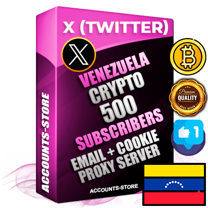 Professional Venezuelan PREMIUM X (Twitter) accounts of manual registration and farming for the CRYPTO niche with high trust history photos and tweets — fully themed and optimized for CRYPTO advertising and promotion — 500 niche-related live active followers 2009–2014 registration year Verified Email (Included) + Cookie JSON for secure import and login to the account + User Agent + High-quality filling (Photo Header Posts). Fully ready for targeted campaigns and ad launches from any country. Perfectly hold ads without bans. Ideal for any earning schemes affiliate promotions and marketing projects. Quality unlimited IPv4 proxy server included.