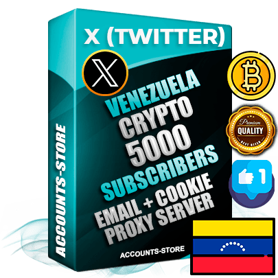 Professional Venezuelan PREMIUM X (Twitter) accounts of manual registration and farming for the CRYPTO niche with high trust history photos and tweets — fully themed and optimized for CRYPTO advertising and promotion — 5000 niche-related live active followers 2009–2014 registration year Verified Email (Included) + Cookie JSON for secure import and login to the account + User Agent + High-quality filling (Photo Header Posts). Fully ready for targeted campaigns and ad launches from any country. Perfectly hold ads without bans. Ideal for any earning schemes affiliate promotions and marketing projects. Quality unlimited IPv4 proxy server included. Professional Venezuelan PREMIUM X (Twitter) accounts of manual registration and farming for the CRYPTO niche with high trust history photos and tweets — fully themed and optimized for CRYPTO advertising and promotion — 5000 niche-related live active followers 2009–2014 registration year Verified Email (Included) + Cookie JSON for secure import and login to the account + User Agent + High-quality filling (Photo Header Posts). Fully ready for targeted campaigns and ad launches from any country. Perfectly hold ads without bans. Ideal for any earning schemes affiliate promotions and marketing projects. Quality unlimited IPv4 proxy server included.