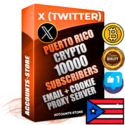 Professional Puerto Rican PREMIUM X (Twitter) accounts of manual registration and farming for the CRYPTO niche with high trust history photos and tweets — fully themed and optimized for CRYPTO advertising and promotion — 10000 niche-related live active followers 2009–2014 registration year Verified Email (Included) + Cookie JSON for secure import and login to the account + User Agent + High-quality filling (Photo Header Posts). Fully ready for targeted campaigns and ad launches from any country. Perfectly hold ads without bans. Ideal for any earning schemes affiliate promotions and marketing projects. Quality unlimited IPv4 proxy server included. Professional Puerto Rican PREMIUM X (Twitter) accounts of manual registration and farming for the CRYPTO niche with high trust history photos and tweets — fully themed and optimized for CRYPTO advertising and promotion — 10000 niche-related live active followers 2009–2014 registration year Verified Email (Included) + Cookie JSON for secure import and login to the account + User Agent + High-quality filling (Photo Header Posts). Fully ready for targeted campaigns and ad launches from any country. Perfectly hold ads without bans. Ideal for any earning schemes affiliate promotions and marketing projects. Quality unlimited IPv4 proxy server included.