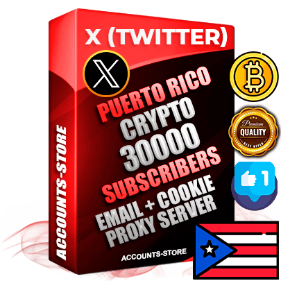 Professional Puerto Rican PREMIUM X (Twitter) accounts of manual registration and farming for the CRYPTO niche with high trust history photos and tweets — fully themed and optimized for CRYPTO advertising and promotion — 30000 niche-related live active followers 2009–2014 registration year Verified Email (Included) + Cookie JSON for secure import and login to the account + User Agent + High-quality filling (Photo Header Posts). Fully ready for targeted campaigns and ad launches from any country. Perfectly hold ads without bans. Ideal for any earning schemes affiliate promotions and marketing projects. Quality unlimited IPv4 proxy server included. Professional Puerto Rican PREMIUM X (Twitter) accounts of manual registration and farming for the CRYPTO niche with high trust history photos and tweets — fully themed and optimized for CRYPTO advertising and promotion — 30000 niche-related live active followers 2009–2014 registration year Verified Email (Included) + Cookie JSON for secure import and login to the account + User Agent + High-quality filling (Photo Header Posts). Fully ready for targeted campaigns and ad launches from any country. Perfectly hold ads without bans. Ideal for any earning schemes affiliate promotions and marketing projects. Quality unlimited IPv4 proxy server included.