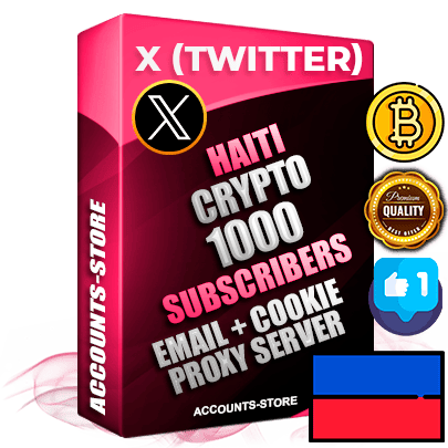 Professional Haitian PREMIUM X (Twitter) accounts of manual registration and farming for the CRYPTO niche with high trust history photos and tweets — fully themed and optimized for CRYPTO advertising and promotion — 1000 niche-related live active followers 2009–2014 registration year Verified Email (Included) + Cookie JSON for secure import and login to the account + User Agent + High-quality filling (Photo Header Posts). Fully ready for targeted campaigns and ad launches from any country. Perfectly hold ads without bans. Ideal for any earning schemes affiliate promotions and marketing projects. Quality unlimited IPv4 proxy server included. Professional Haitian PREMIUM X (Twitter) accounts of manual registration and farming for the CRYPTO niche with high trust history photos and tweets — fully themed and optimized for CRYPTO advertising and promotion — 1000 niche-related live active followers 2009–2014 registration year Verified Email (Included) + Cookie JSON for secure import and login to the account + User Agent + High-quality filling (Photo Header Posts). Fully ready for targeted campaigns and ad launches from any country. Perfectly hold ads without bans. Ideal for any earning schemes affiliate promotions and marketing projects. Quality unlimited IPv4 proxy server included.